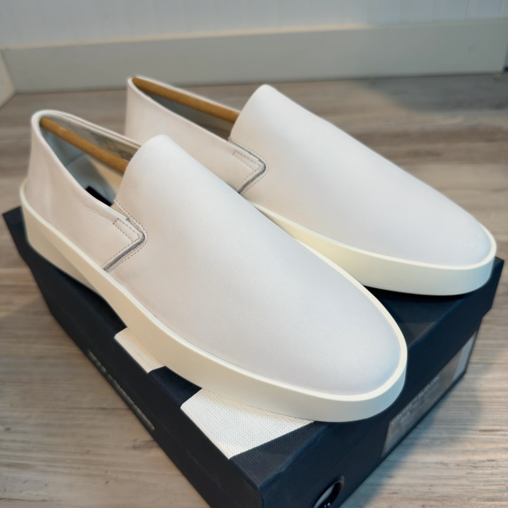 Wolf & Shepherd Cruise Slip On Mens 7.5 Womens Sz 9 White/White Casual
